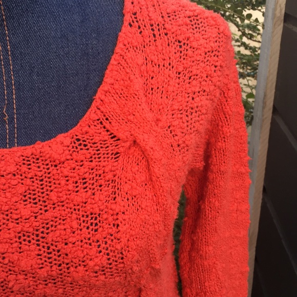 Anthro Red Sweater - Picture 5 of 11